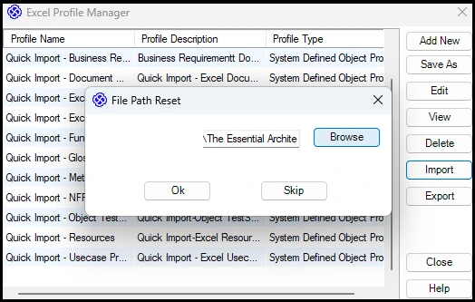 File Path Reset