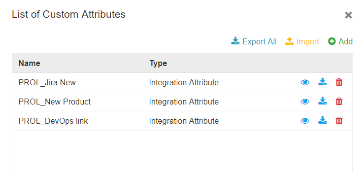 Manage Integrations Attributes
